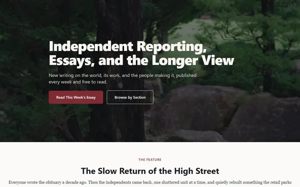 Preview of the The Meridian template